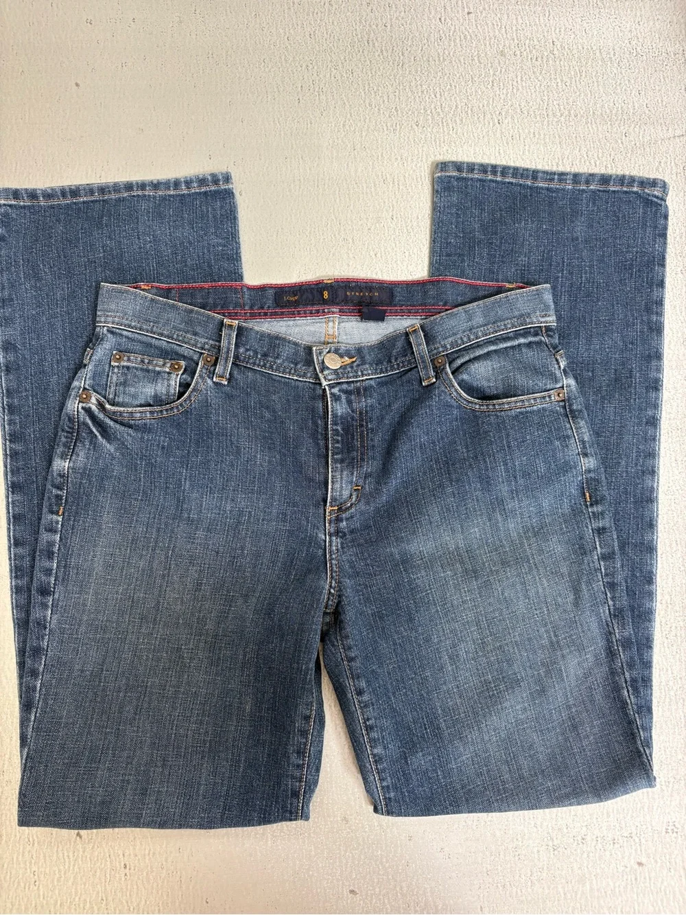 J. Crew Straight-Leg Midwash Denim Jeans